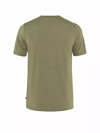 FJÄLLRÄVEN | Camiseta funcional de hombre Abisko Wool Classic | olive